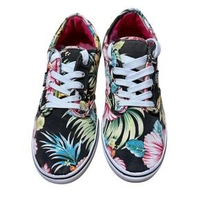 Vans Atwood Tropical Floral Low Top Sneakers Women 11.5 Men 10 ~ Sanitized